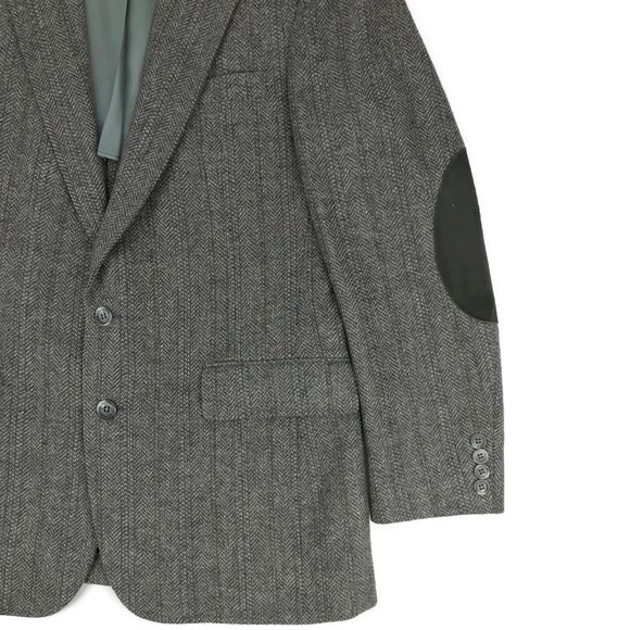 Vintage Haggar Gray Tweed Blazer Sport Coat Sz 40R - Picture 11 of 14